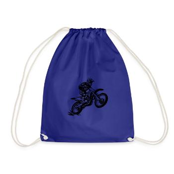 Motocross Bike Sport - Sac de sport léger - bleu roi - Devant