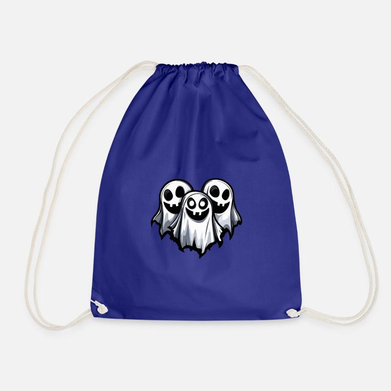 Ghosts Halloween Ghost - Drawstring Bag - royal blue