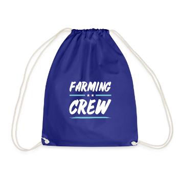 Farming Crew - Turnbeutel - Königsblau - Vorne