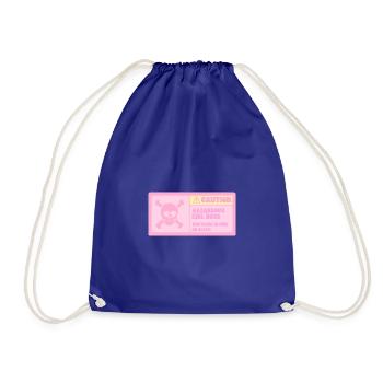 ATTENTION DANGEREUSE FEMME CHEF - Sac de sport léger - bleu roi - Devant