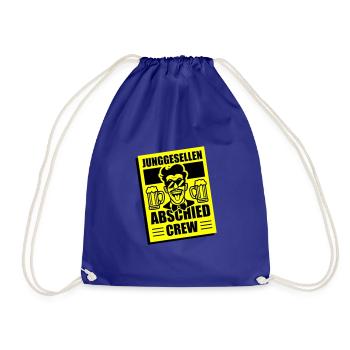 Bachelor Party Crew Bachelor Party - Drawstring Bag - royal blue - Front