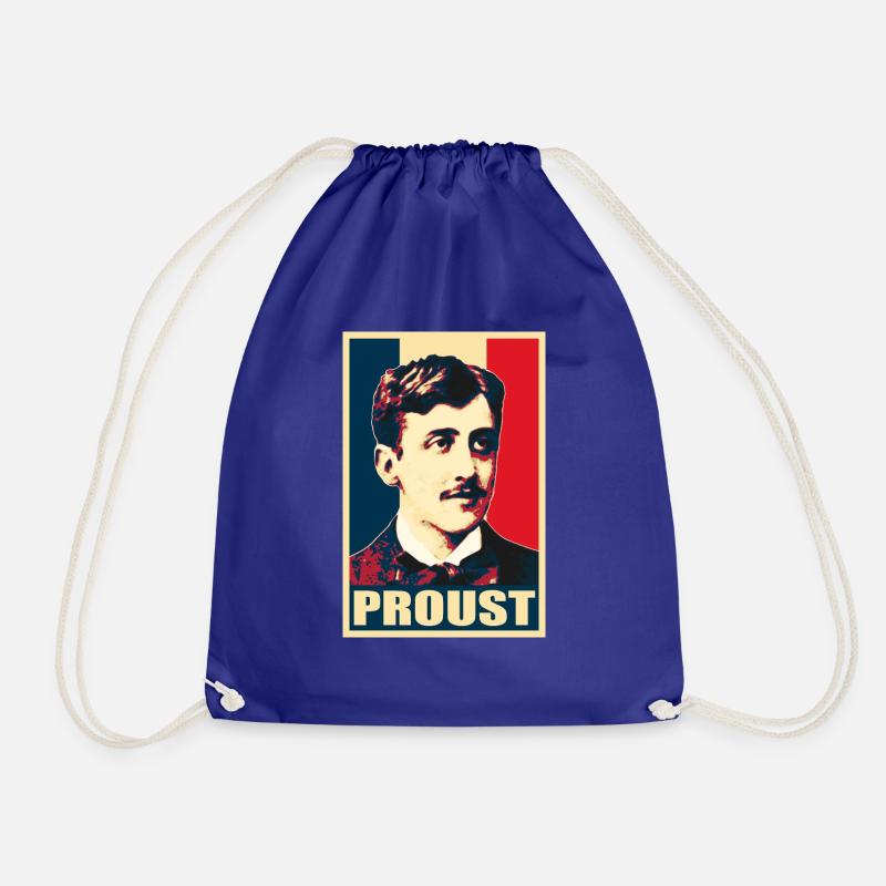 Marcel Proust - Turnbeutel - Königsblau