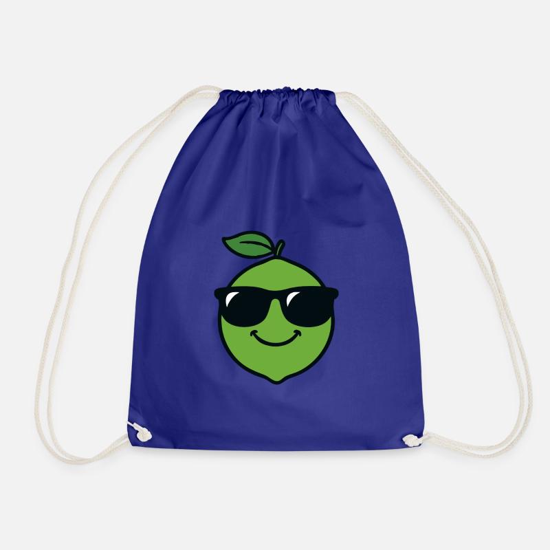 Lime Head - Drawstring Bag - royal blue