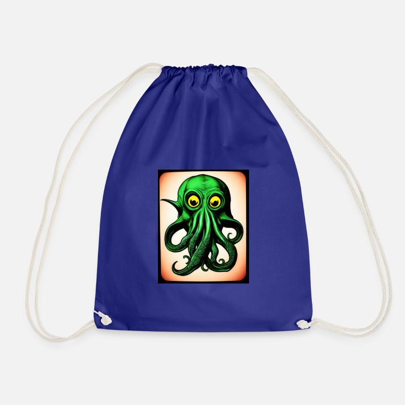 Octopus #001 - Turnbeutel - Königsblau