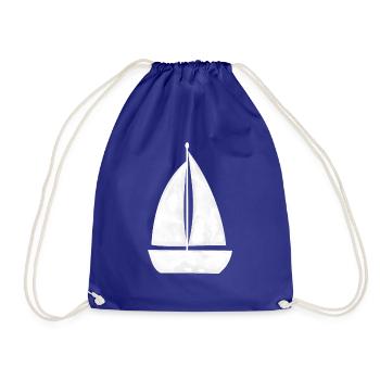 Voilier, Voilier, - Sac de sport léger - bleu roi - Devant