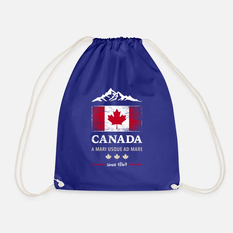 Canada, Ottawa, Maple Leaf Maple Leaf Canada Amérique - Sac de sport léger - bleu roi