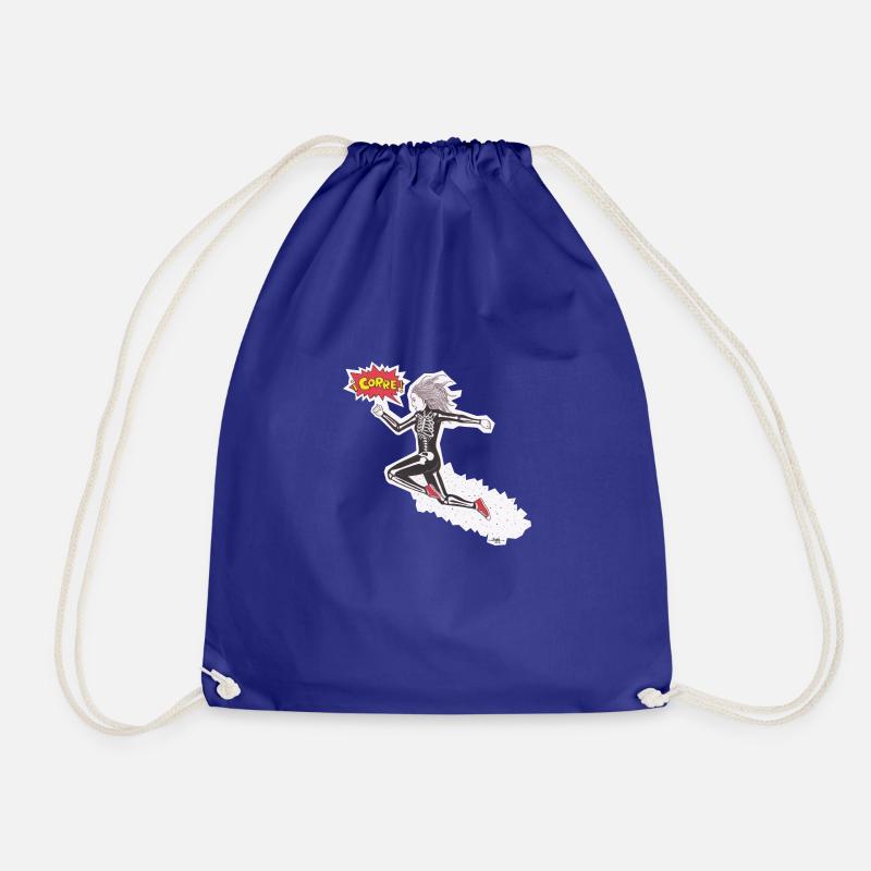 RUN - Drawstring Bag - royal blue