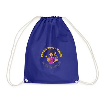 Pinoy Nurse Gift Nurse Austria - Drawstring Bag - royal blue - Front
