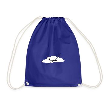 Glider Gliding Gliding Gliding Glider - Drawstring Bag - royal blue - Front