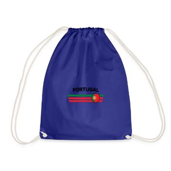 Tshirt des supporters portugais / trikot pour les compétitions mondiales - Sac de sport léger - bleu roi - Devant