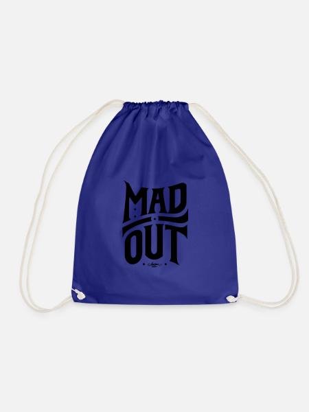 MAD OUT - Turnbeutel - Königsblau