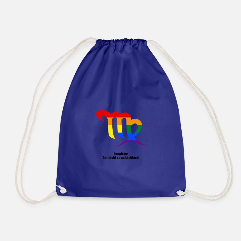 Sternzeichen Jungfrau Pride Design - Turnbeutel - Königsblau