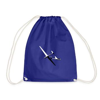 Glider Gliding Glider Glider Pilot Pilot - Drawstring Bag - royal blue - Front
