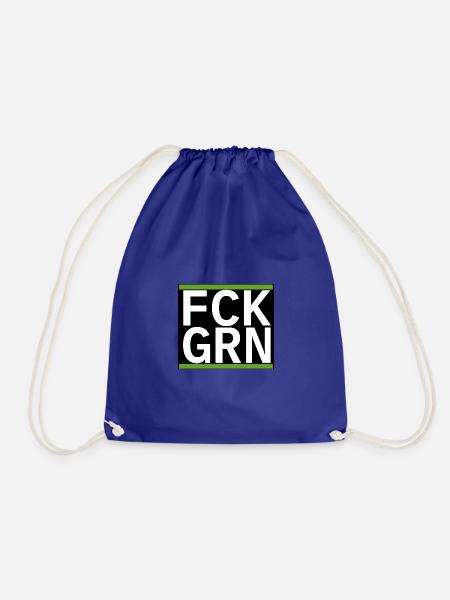 FCK GRN - Turnbeutel - Königsblau