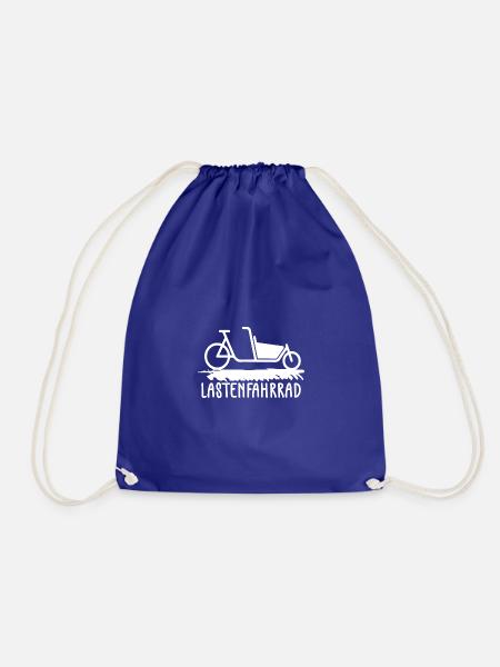 Lastenfahrrad - Turnbeutel - Königsblau