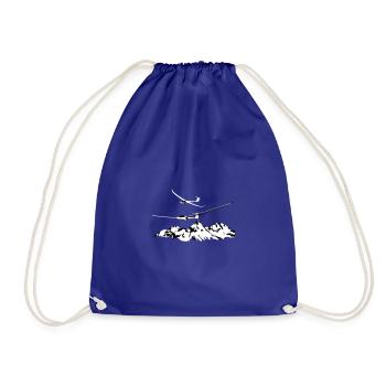 Planeur Planeur Planeur Pilote - Sac de sport léger - bleu roi - Devant