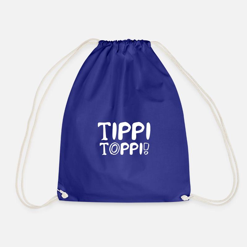 Tippi Toppi | Perfekt | vorbildlich | Lustig - Turnbeutel - Königsblau
