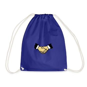 Serrer les mains 3 - Sac de sport léger - bleu roi - Devant