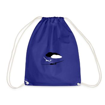 Planeur Planeur Planeur Planeur Pilote - Sac de sport léger - bleu roi - Devant