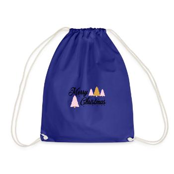 Joyeux sapin de Noël - Sac de sport léger - bleu roi - Devant