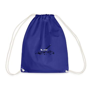 Pilote de planeur planeur volant pilote de planeur - Sac de sport léger - bleu roi - Devant