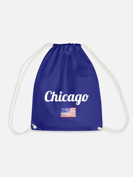 CHICAGO - Turnbeutel - Königsblau