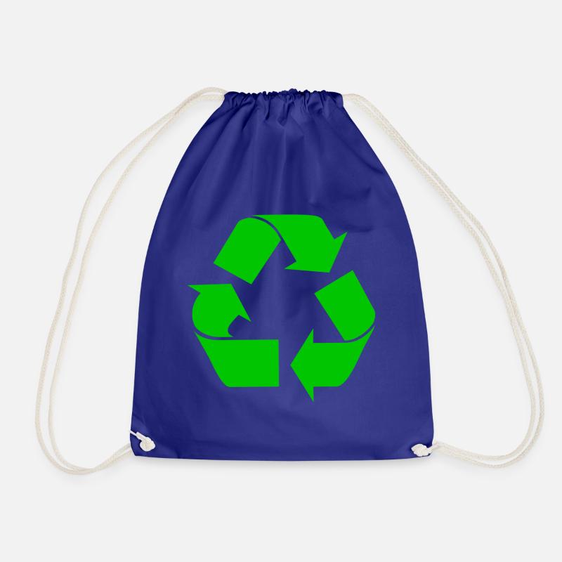 Recycling - Turnbeutel - Königsblau