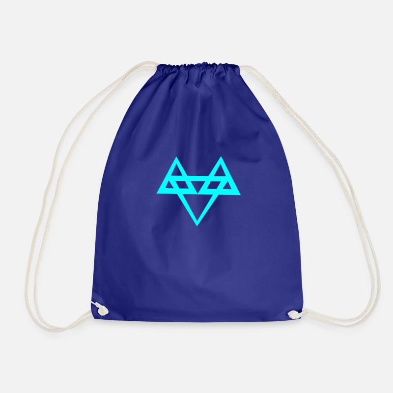 Neffex Blue logo - Drawstring Bag - royal blue