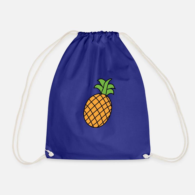 Ananas - Turnbeutel - Königsblau
