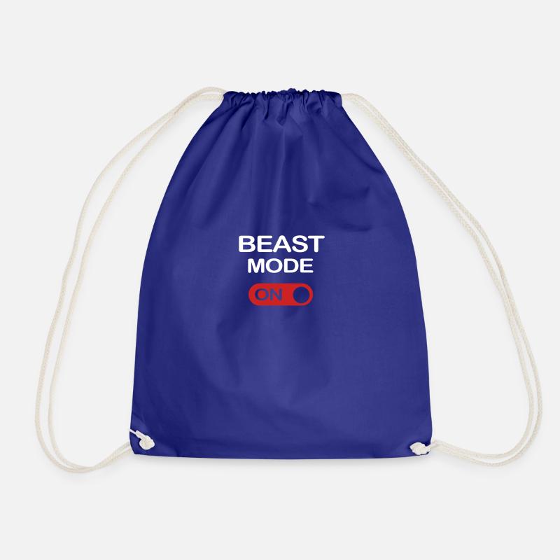 BEAST MODE - Drawstring Bag - royal blue