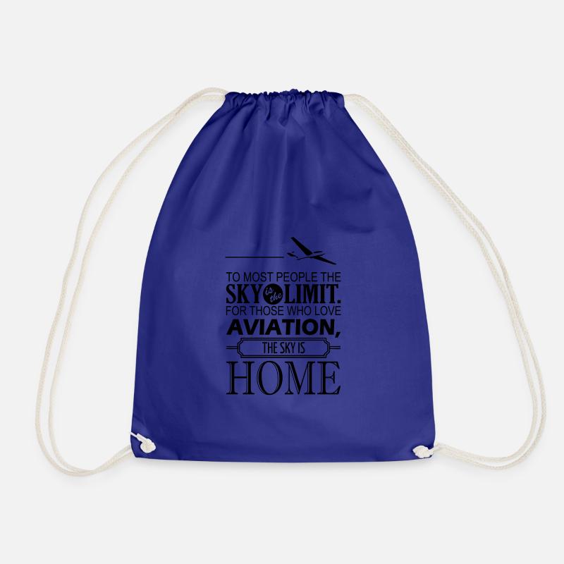 puchacz glider glider glider glider - Drawstring Bag - royal blue