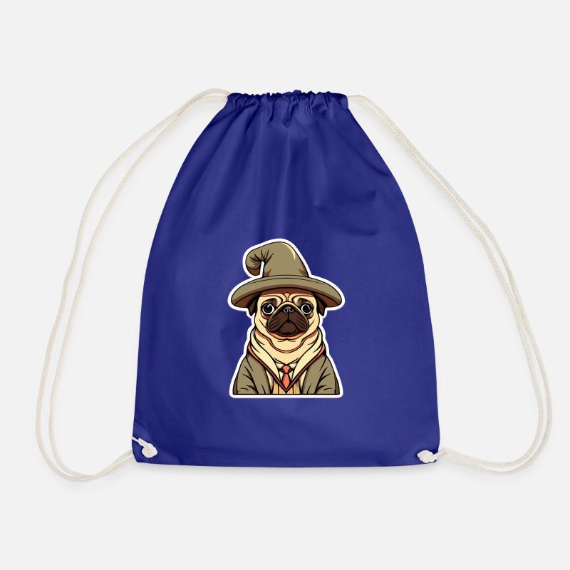 Wizard - Drawstring Bag - royal blue