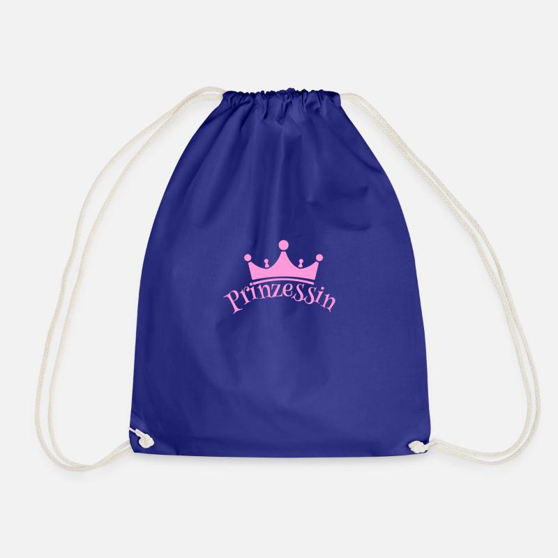 Prinzessin - Turnbeutel - Königsblau
