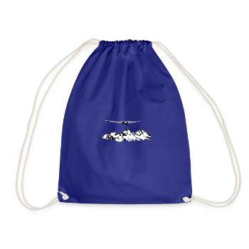 Glider Gliding Glider Glider Pilot Pilot - Drawstring Bag - royal blue - Front