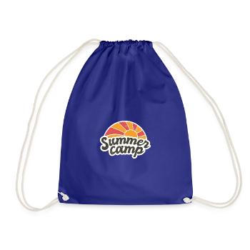 Summer camp Kleidung Shirt Cap Tasse - Turnbeutel - Königsblau - Vorne
