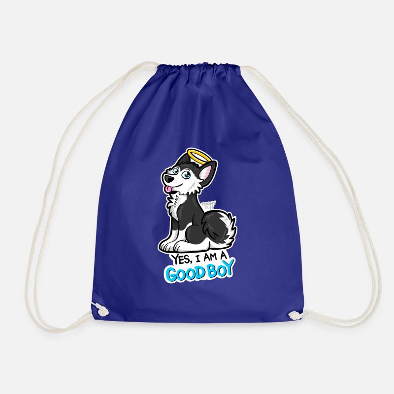 Good Boy Husky - Turnbeutel - Königsblau