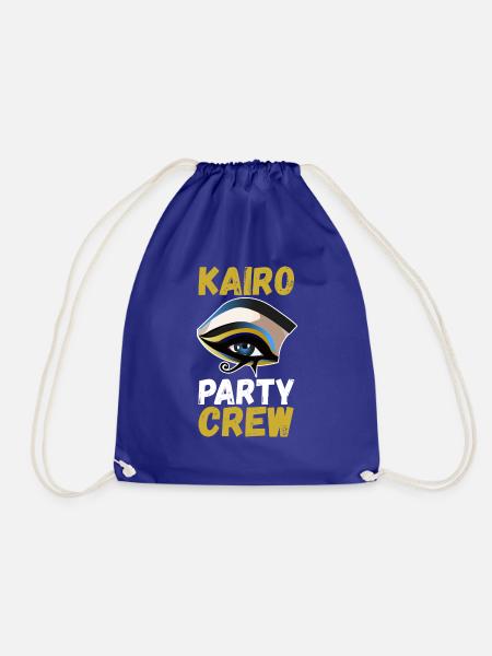 Kairo Party Crew - Turnbeutel - Königsblau