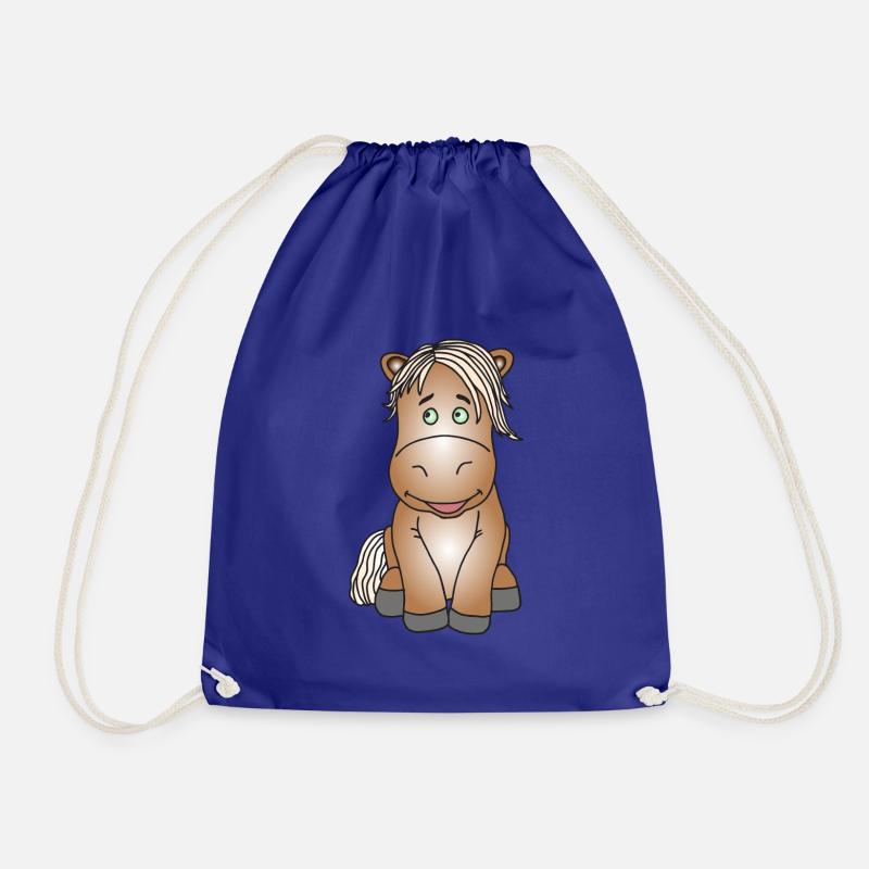 Super süßes Pony - Turnbeutel - Königsblau