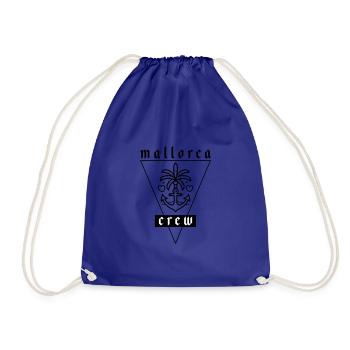 Majorque équipage ancre palmier coeur amour - Sac de sport léger - bleu roi - Devant