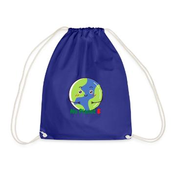 No Planet B - Sac de sport léger - bleu roi - Devant