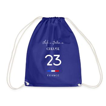 La vie CREUSE 23 Département Guéret Limousin - Sac de sport léger - bleu roi - Devant
