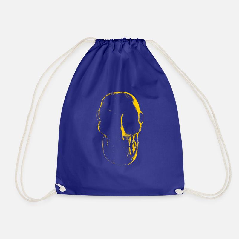 skulldesigner_RODRIGOdelTaxco - Drawstring Bag - royal blue