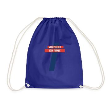 Montpellier est en France : Cadeau enfant - Sac de sport léger - bleu roi - Devant