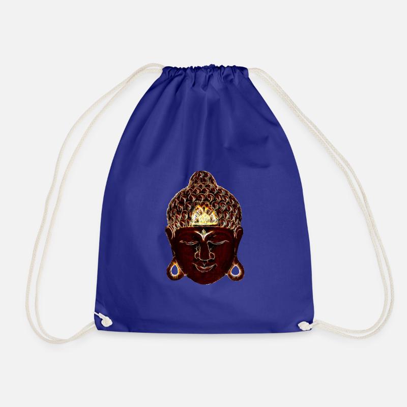 Buddha - Drawstring Bag - royal blue