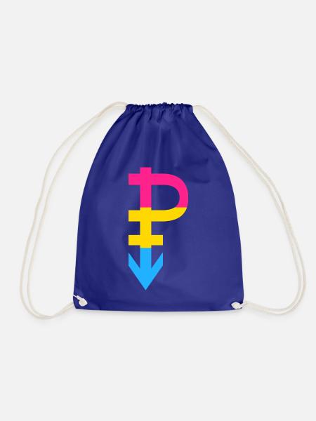 Pansexuell - LGBT CSD Pan - Turnbeutel - Königsblau