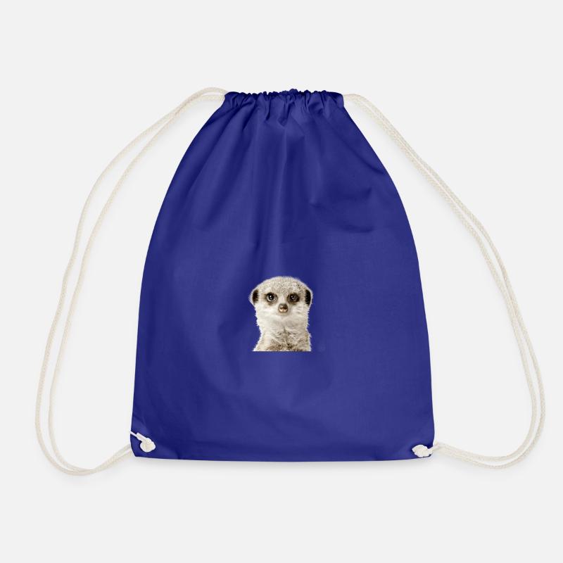 meerkat - Drawstring Bag - royal blue