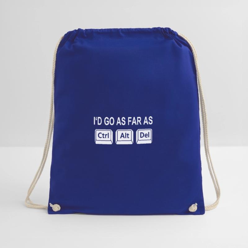 Programmer Shortcut Geek IT Support Computer Ta Drawstring Bag