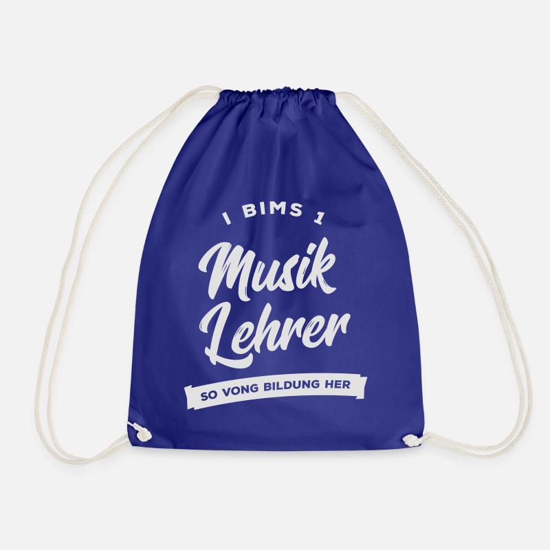 I bims 1 Musik Lehrer - Turnbeutel - Königsblau