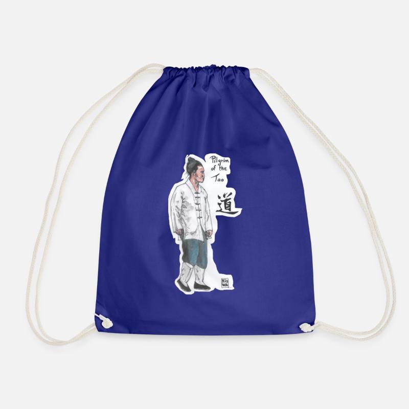 Tao way - Drawstring Bag - royal blue