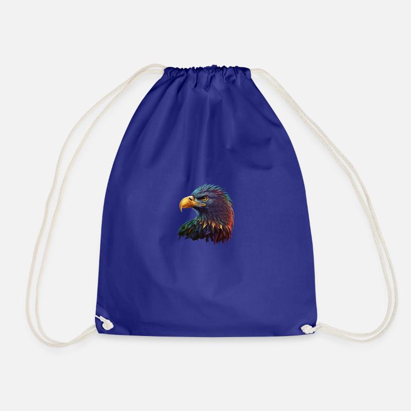 AIGLE REGARDANT A GAUCHE - MULTIPLE COULEURS - Sac de sport léger - bleu roi